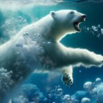 Osos polares: sorprendentes nadadores y sus travesías acuáticas