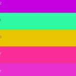 Paleta de colores brillantes para tus proyectos