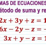 Sistema de ecuaciones 3x3: Ejemplos resueltos de suma y resta